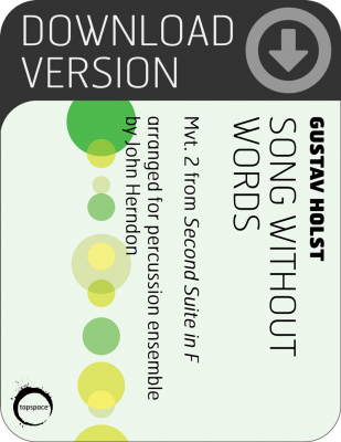 Song Without Words (Holst) (Download)